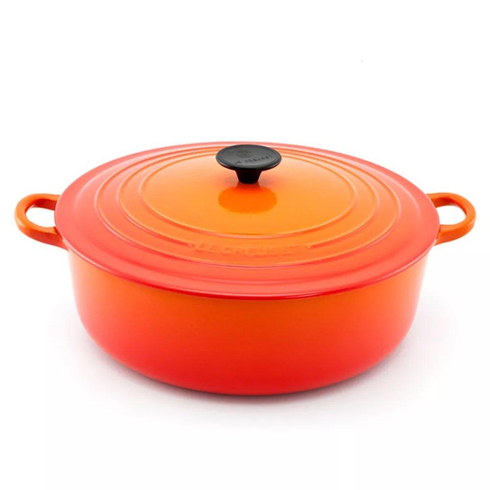 Le Creuset Cocotte Japonaise 24 cm orange Gas IH Oven Compatible
Le Creuset Cocotte Japonaise 24 cm orange Gas IH Oven Compatible