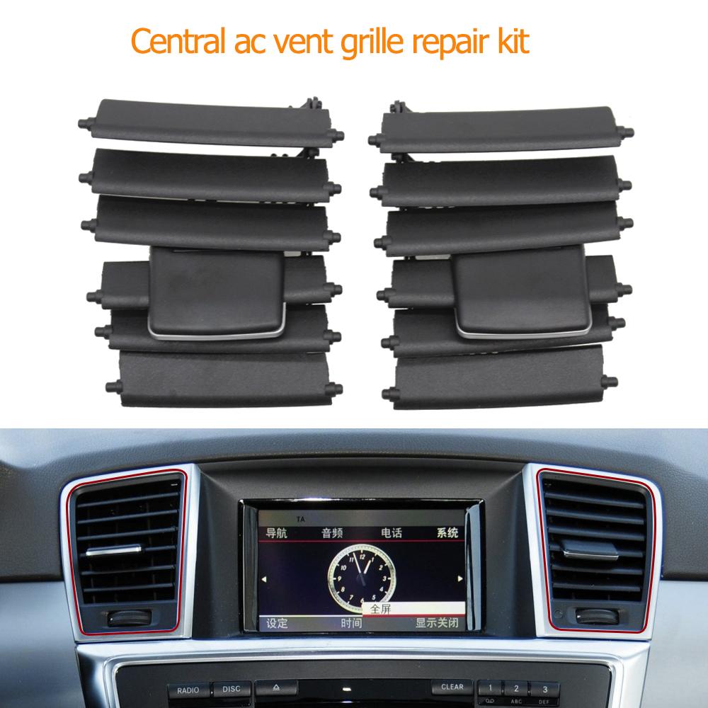 Front Air Conditioning AC Vent Grille Outlet Blades Repair Kit For Mercedes Benz W166 M ML GL ML300 ML350 ML400 ML450 GL350 
Front Air Conditioning AC Vent Grille Outlet Blades Repair Kit For Mercedes Benz W166 M ML GL ML300 ML350 ML400 ML450 GL350