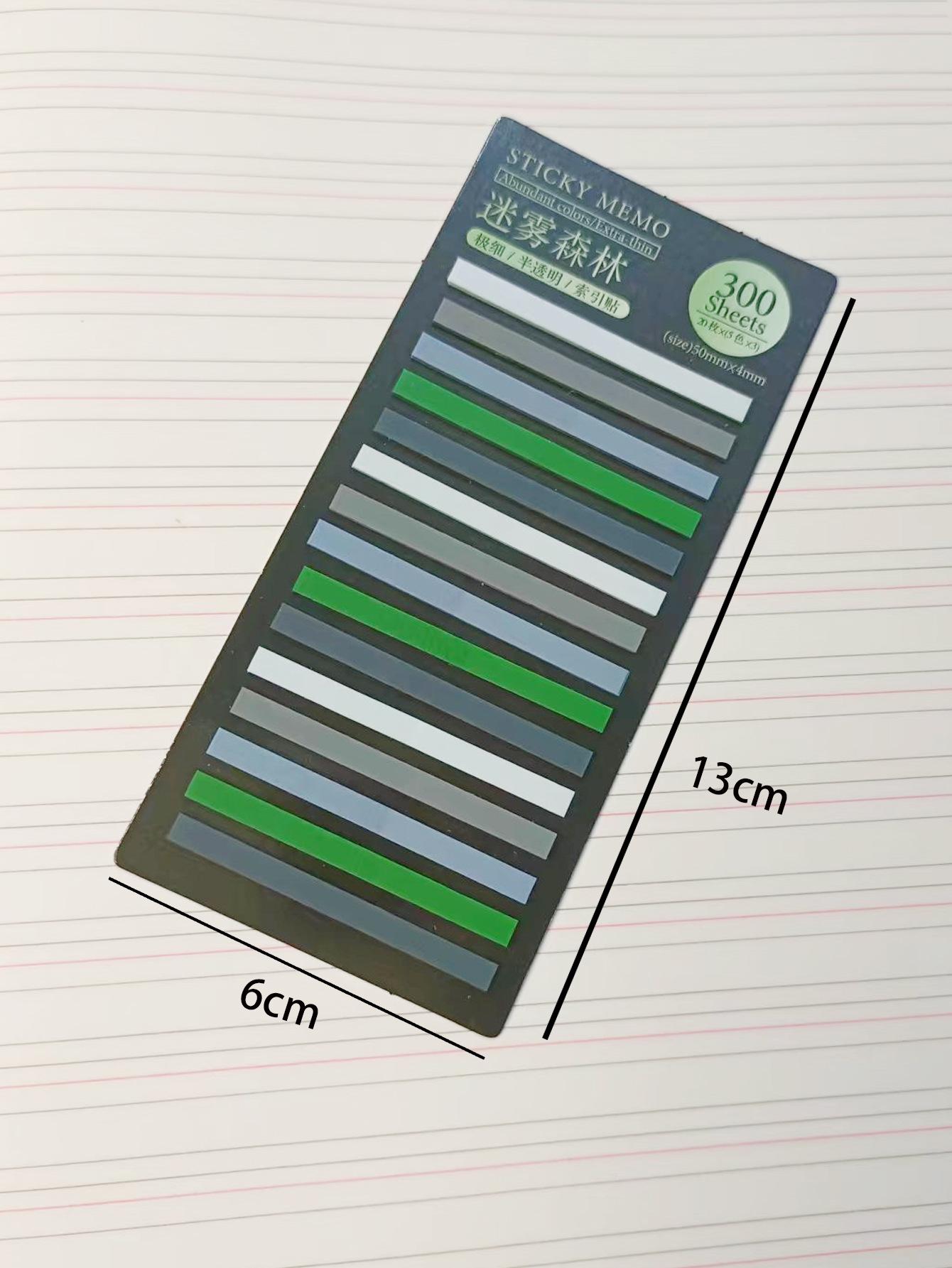 Ultra-Thin Transparent Sticky Notes, Fluorescent Style - 300 Index Marking Stickers for Students
Ultra-Thin Transparent Sticky Notes, Fluorescent Style - 300 Index Marking Stickers for Students