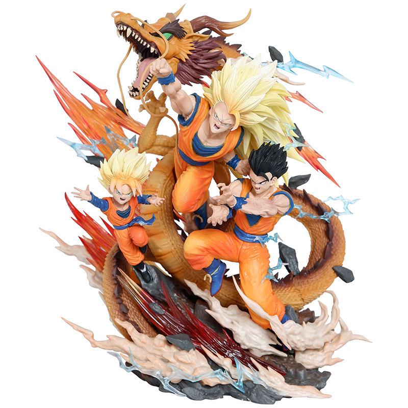 Dragon Ball Father-Son Trio Figurine: Goku, Gohan & Goten Dragon Fist Ornament for Birthday Gift
Dragon Ball Father-Son Trio Figurine: Goku, Gohan & Goten Dragon Fist Ornament for Birthday Gift