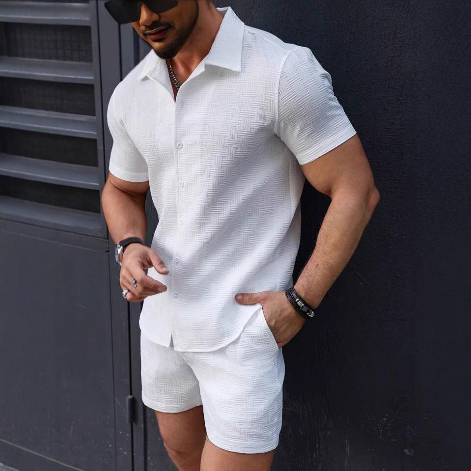 Men Sets Two Pieces Straight Shorts Single Breasted Shirts Cardigan Button Knee Length Shorts Sports Pockets Loose Casual XS чорний
Men Sets Two Pieces Straight Shorts Single Breasted Shirts Cardigan Button Knee Length Shorts Sports Pockets Loose Casual XS чорний