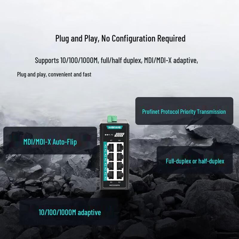 Maiwei Industrial Profinet Network Switch
Maiwei Industrial Profinet Network Switch