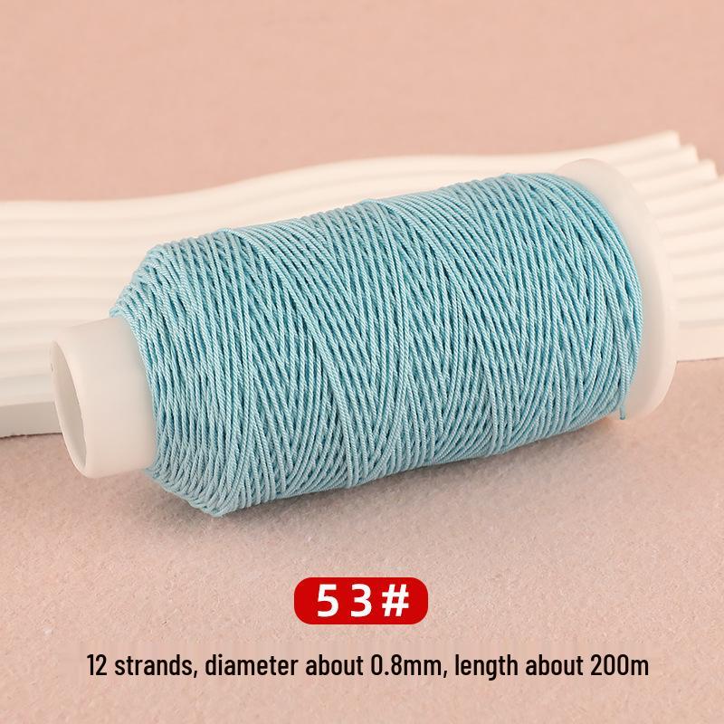Tibetan 12-Strand Hand-Woven 0.8mm Wear-Resistant Cotton Thread Rope 12 strands 0.8mm approx. 200 meters/roll
Tibetan 12-Strand Hand-Woven 0.8mm Wear-Resistant Cotton Thread Rope 12 strands 0.8mm approx. 200 meters/roll