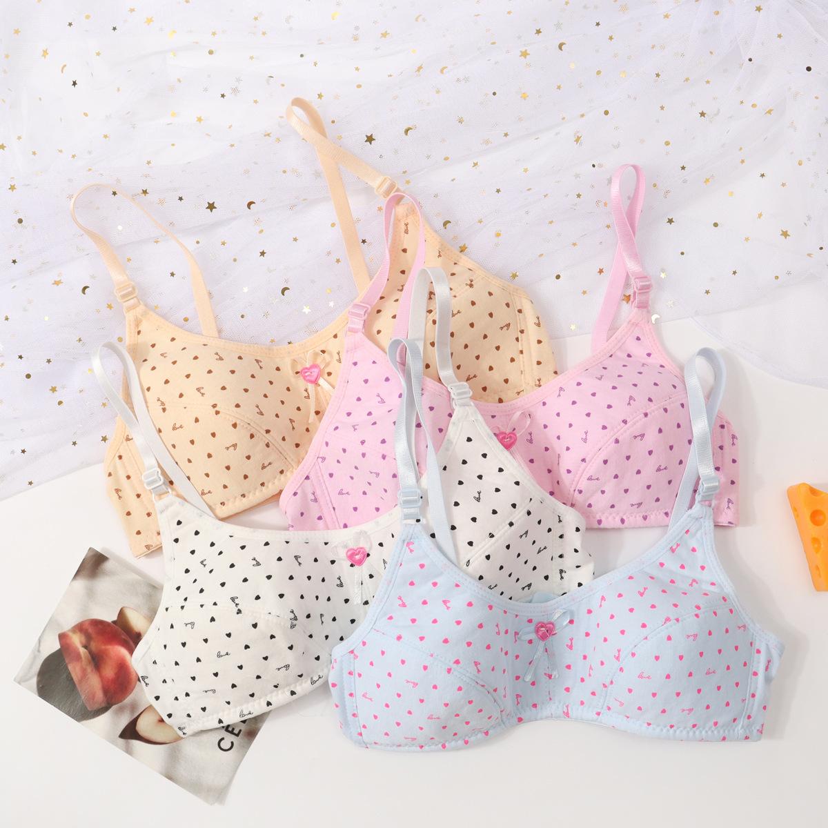 Girls Bras Vests Students Underwear Developmental Bralettes Kids training bra 36(35-45KG) рожевий
Girls Bras Vests Students Underwear Developmental Bralettes Kids training bra 36(35-45KG) рожевий
