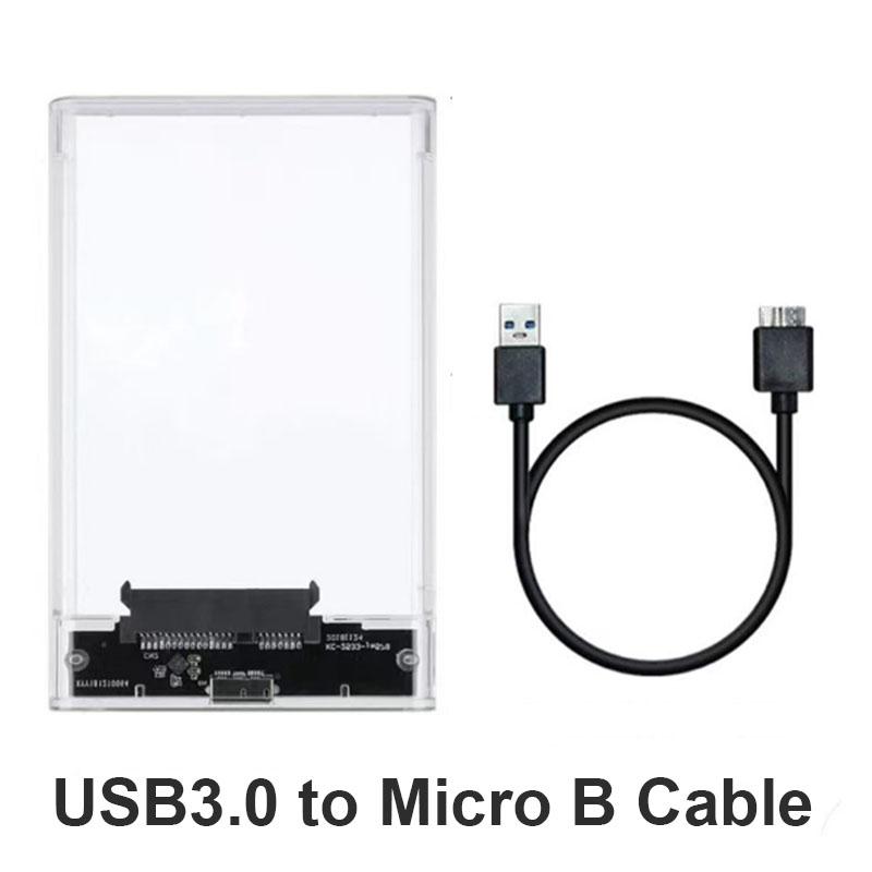 OULLX Type C USB3.0 2.5inch HDD Case Transparent SATA Adapter Hard Drive Enclosure for SSD Disk Box HD External HDD Enclosure
OULLX Type C USB3.0 2.5inch HDD Case Transparent SATA Adapter Hard Drive Enclosure for SSD Disk Box HD External HDD Enclosure