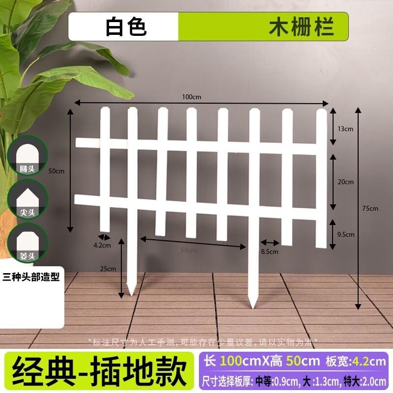 White Solid Wood Outdoor Garden Fence Panels (Set of 2)
White Solid Wood Outdoor Garden Fence Panels (Set of 2)