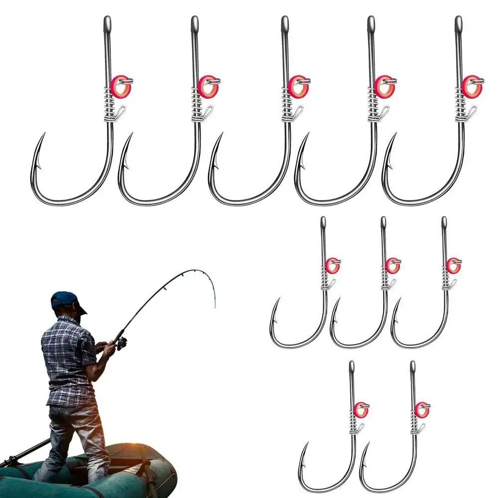 Single Hook Fishing Fixed Hooks Hanging Spring Barbed Fishhook Live Shrimp Fishing Hooks Grouper 3
Single Hook Fishing Fixed Hooks Hanging Spring Barbed Fishhook Live Shrimp Fishing Hooks Grouper 3