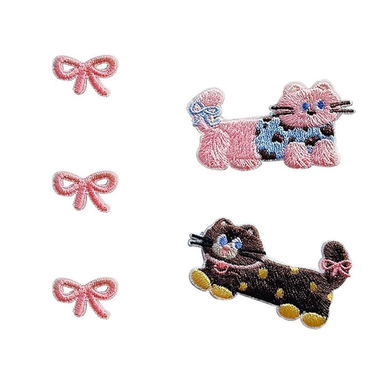 iron on patch animal velcro patch iron applique Fashionable embroidery (cat and ribbon 5 points set)
iron on patch animal velcro patch iron applique Fashionable embroidery (cat and ribbon 5 points set)