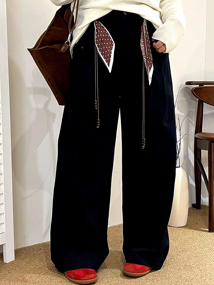 Free Shipping: 2025 Winter Plus Size Women s Versatile Straight Leg Banana Pants Wide Leg Jeans. XXXL (80-90 kg) темно-синього кольору
Free Shipping: 2025 Winter Plus Size Women s Versatile Straight Leg Banana Pants Wide Leg Jeans. XXXL (80-90 kg) темно-синього кольору