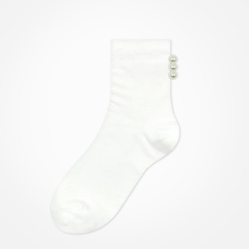 UNBDAY Women s Pearl Point Socks - White White
UNBDAY Women s Pearl Point Socks - White White