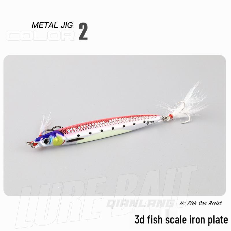 3D Светящийся Быстро Тонущий Металлический Джиг для Морской Рыбалки: Идеально для макрели и кингфиша 60g
3D Светящийся Быстро Тонущий Металлический Джиг для Морской Рыбалки: Идеально для макрели и кингфиша 60g