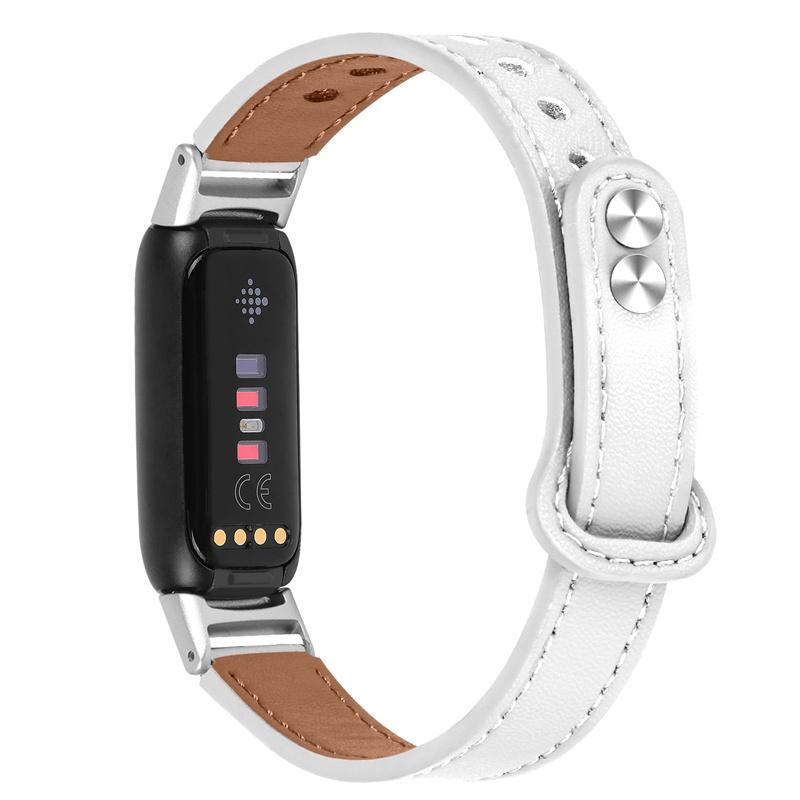 Replacement Wrist Band for Fitbit Luxe Smart Watch Adjustable Top Layer Cowhide Strap with Double Rivet,Silver Connector Light Apricot
Replacement Wrist Band for Fitbit Luxe Smart Watch Adjustable Top Layer Cowhide Strap with Double Rivet,Silver Connector Light Apricot