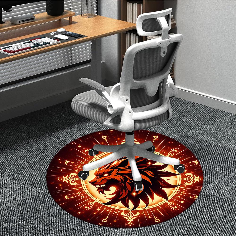1pc Lion Head Emblem Chair Carpet for Office Non-Slip Mat for Office - Decorative Floor Mat yy251030253 80cm by 80cm
1pc Lion Head Emblem Chair Carpet for Office Non-Slip Mat for Office - Decorative Floor Mat yy251030253 80cm by 80cm
