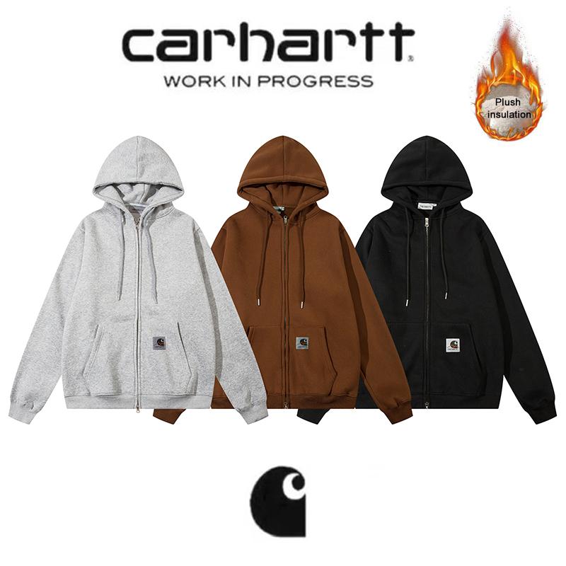CARHARTT 2023 Зимняя утолщенная бархатная хлопковая толстовка на молнии высокого качества
CARHARTT 2023 Зимняя утолщенная бархатная хлопковая толстовка на молнии высокого качества