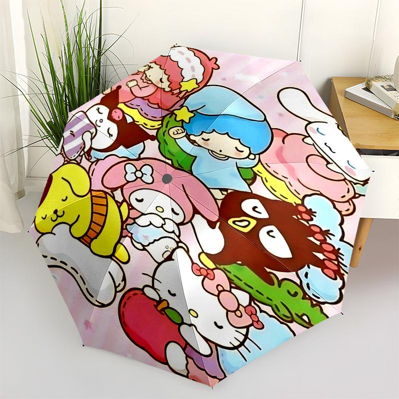1pc Hello Kitty & Little Twin Stars Automatic Opening/Closing Umbrella - Portable Three-Fold Design with 8-Bone Iron Frame - Outdoor - Ideal Gift for
1pc Hello Kitty & Little Twin Stars Automatic Opening/Closing Umbrella - Portable Three-Fold Design with 8-Bone Iron Frame - Outdoor - Ideal Gift for