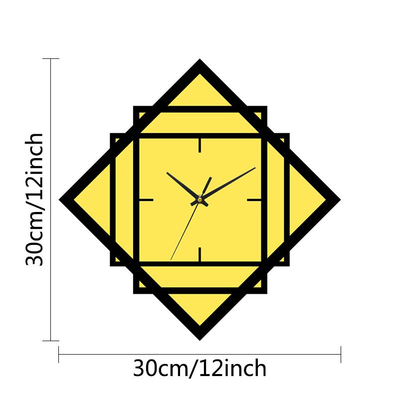 Diamond shaped Creative Minimalist Acrylic Wall Clock Fashion Wall Art Suitable for Living Room Bedroom Room Decoration (Yellow,12 inch) жёлтый
Diamond shaped Creative Minimalist Acrylic Wall Clock Fashion Wall Art Suitable for Living Room Bedroom Room Decoration (Yellow,12 inch) жёлтый