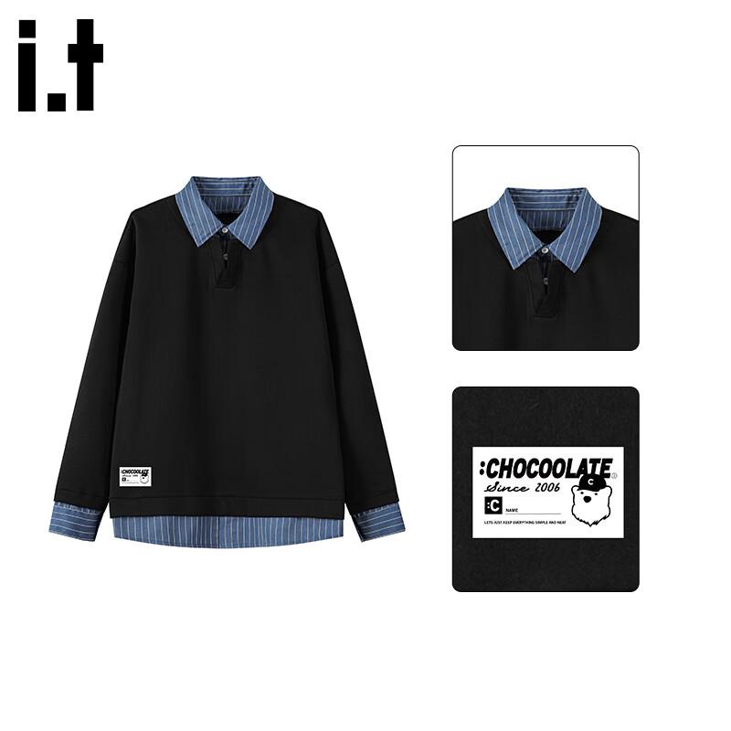 CHOCOOLATEit Men s Faux Two-Piece Shirt Collar Pullover 3XL
CHOCOOLATEit Men s Faux Two-Piece Shirt Collar Pullover 3XL