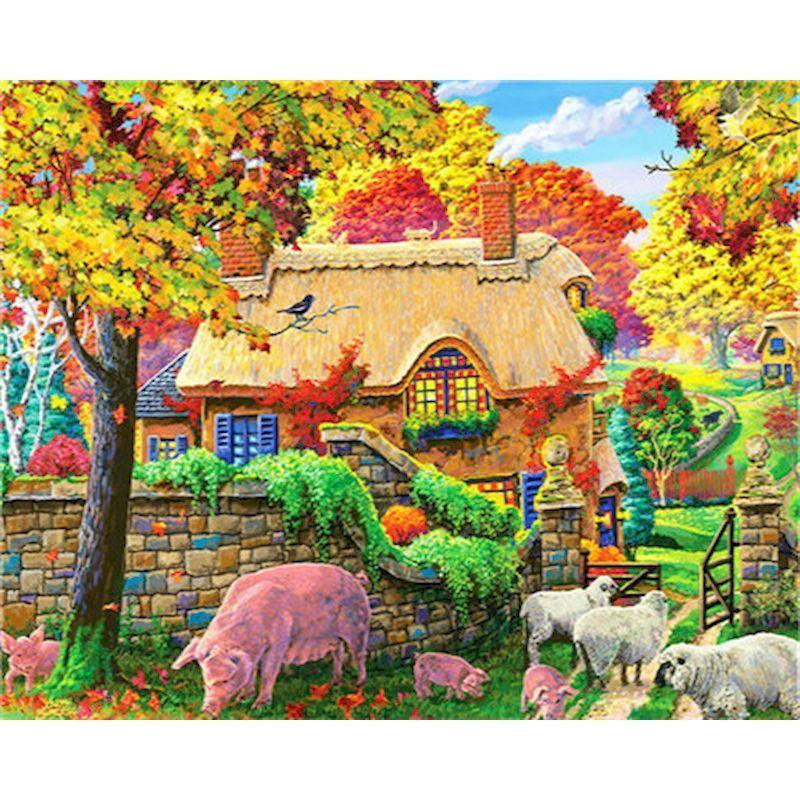 GATYZTORY 60x75cm Painting By Numbers Frameless Country Cottage Paint By Numbers On Canvas DIY Number Painting Scenery Home Deco 20x30cm No Frame коричневый
GATYZTORY 60x75cm Painting By Numbers Frameless Country Cottage Paint By Numbers On Canvas DIY Number Painting Scenery Home Deco 20x30cm No Frame коричневый