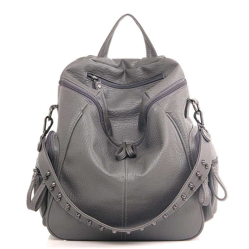 Women s PU Backpack: 2020 Korean Crossbody Handbag, Simple Rivet Student Shoulder Bag
Women s PU Backpack: 2020 Korean Crossbody Handbag, Simple Rivet Student Shoulder Bag