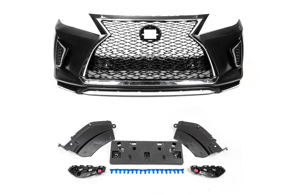 Передний бампер (дизайн F-Sport 2021) 2009-2015, с LED фарами (дизайн 2021) для Lexus RX
Передний бампер (дизайн F-Sport 2021) 2009-2015, с LED фарами (дизайн 2021) для Lexus RX