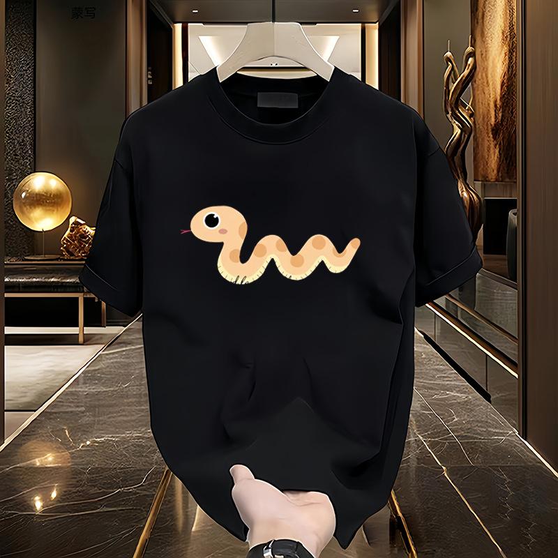 Women s Cartoon Snake Fashion Pure Cotton Casual Comfortable Round Neck Short Sleeve T-shirt 3XL чёрный
Women s Cartoon Snake Fashion Pure Cotton Casual Comfortable Round Neck Short Sleeve T-shirt 3XL чёрный