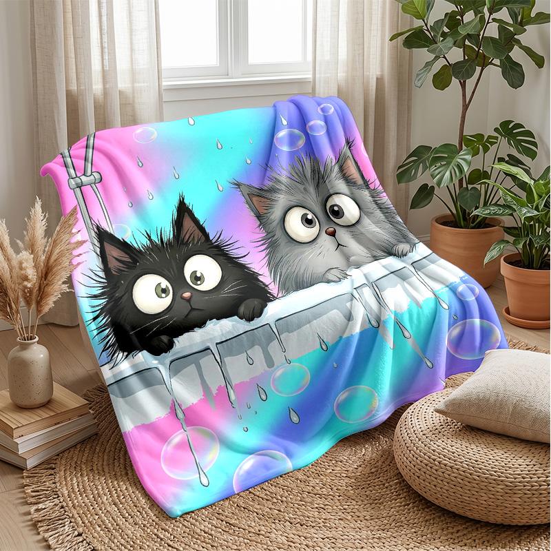 Autumnal Cats in Nature blanket Personalized Name Flannel Blanket Soft Cozy Plush Throw for Sofa Bed Lightweight Home Decor 75x90cm
Autumnal Cats in Nature blanket Personalized Name Flannel Blanket Soft Cozy Plush Throw for Sofa Bed Lightweight Home Decor 75x90cm