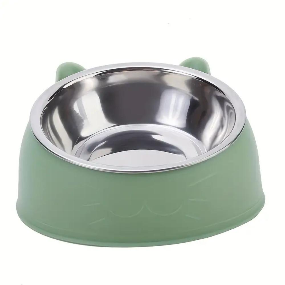 200Ml Cat Dog Bowl Stainless Crashworthiness Pat Food Water Feeder 15 Degrees Raised Non Slip Puppy Bowl For Neck Protection Decor 200ml зелёный
200Ml Cat Dog Bowl Stainless Crashworthiness Pat Food Water Feeder 15 Degrees Raised Non Slip Puppy Bowl For Neck Protection Decor 200ml зелёный
