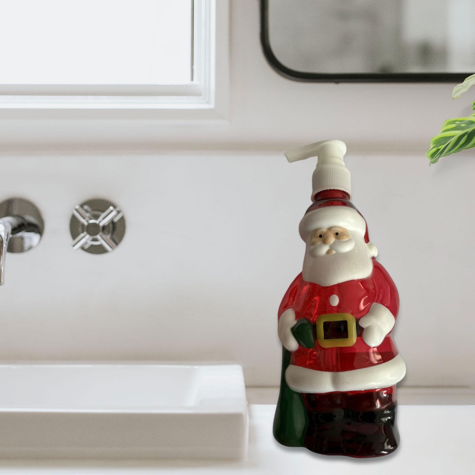 Christmas Bathroom Soap Dispenser Refillable PET Material Cute Empty Pump Bottle Durable Kitchen Gadget for Holiday Decor
Christmas Bathroom Soap Dispenser Refillable PET Material Cute Empty Pump Bottle Durable Kitchen Gadget for Holiday Decor