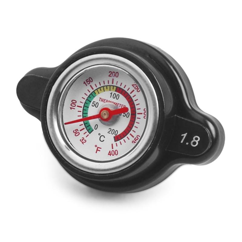 1.8 Bar, 25.6psi Pressure Radiator Cap with Temperature Gauge For ATV and More 1
1.8 Bar, 25.6psi Pressure Radiator Cap with Temperature Gauge For ATV and More 1