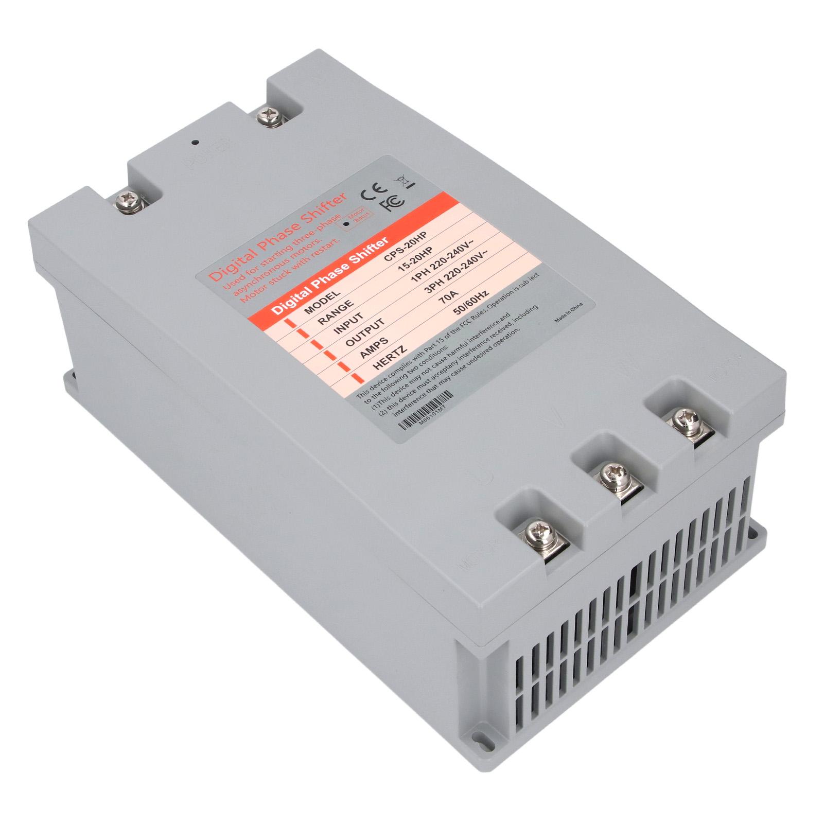 Однофазный в трехфазный преобразователь Диапазон мощности 1520 л.с. Точный Компактный Промышленный Цифровой Фазовращатель
Однофазный в трехфазный преобразователь Диапазон мощности 1520 л.с. Точный Компактный Промышленный Цифровой Фазовращатель