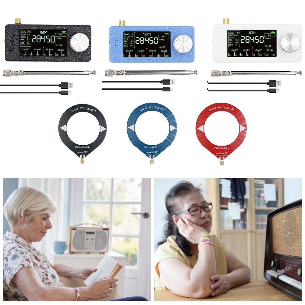 SI4732 0.5-108mhz Portable Radio 1.9inch IPS Screen Pocket Mini Radio LSB USB AM FM All Band Radio Receiver FM/AM Radio
SI4732 0.5-108mhz Portable Radio 1.9inch IPS Screen Pocket Mini Radio LSB USB AM FM All Band Radio Receiver FM/AM Radio