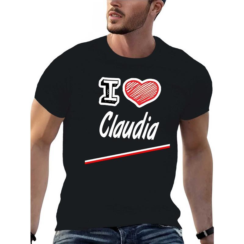 I LOVE CLAUDIA Men s Short Sleeve T-shirt Summer T-shirt Top,Oversized, Cool, Casual, and Fashionable 4XL чорний
I LOVE CLAUDIA Men s Short Sleeve T-shirt Summer T-shirt Top,Oversized, Cool, Casual, and Fashionable 4XL чорний