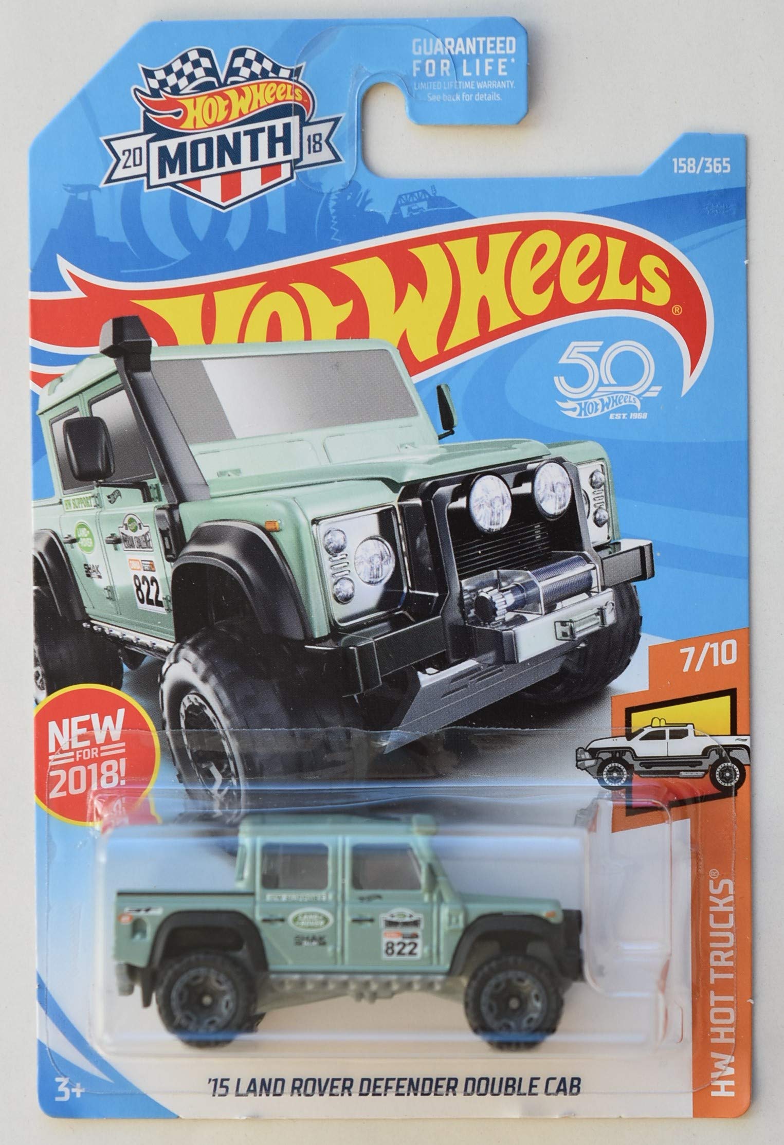 Mattel Hot Wheels Basic Hw Hot Trucks Land Rover Defender Double Cab литые - 15 (Светло-зеленый)
Mattel Hot Wheels Basic Hw Hot Trucks Land Rover Defender Double Cab литые - 15 (Светло-зеленый)