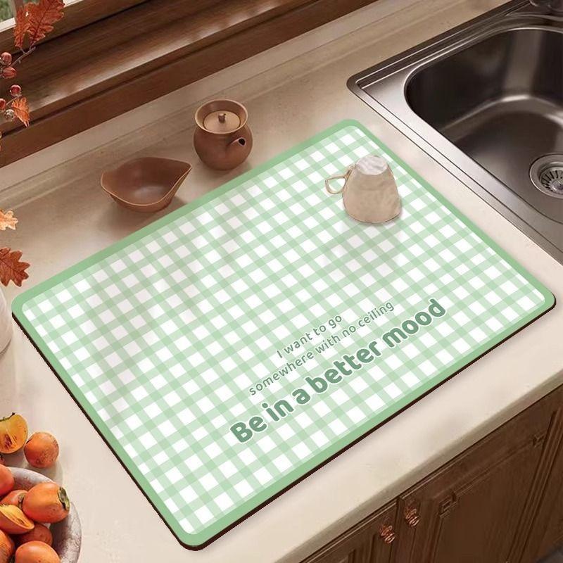 Fresh Grid Bar Counter Absorbent Oil Absorbing Non Slip Mat Desktop Quick Drying High Temperature Resistant Placemat 20x30cm
Fresh Grid Bar Counter Absorbent Oil Absorbing Non Slip Mat Desktop Quick Drying High Temperature Resistant Placemat 20x30cm