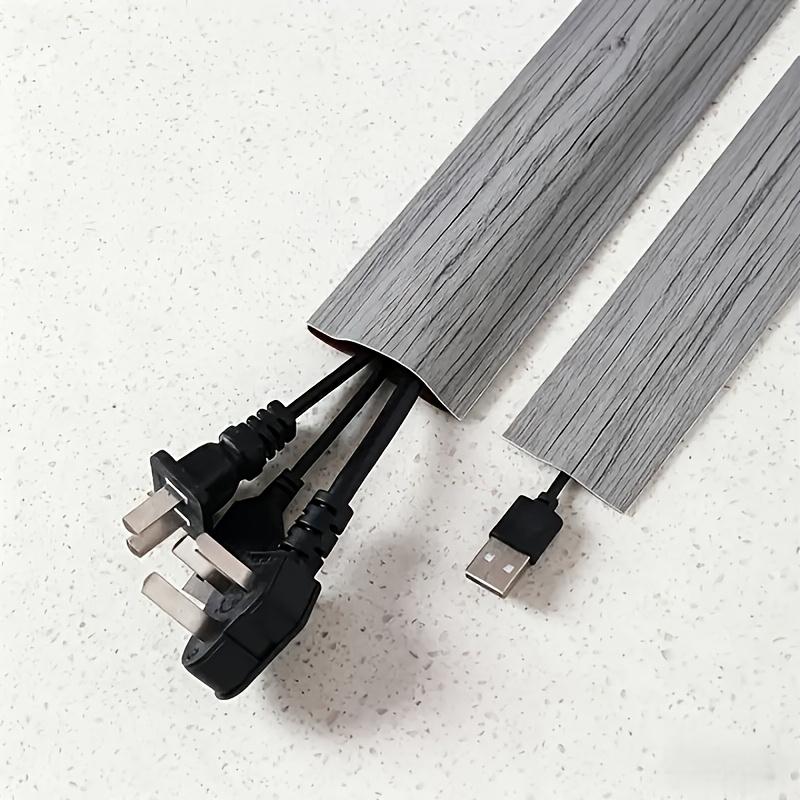 1PC 1m/3meters Soft Cord Cover Durable Flexible Wire Cover PVC Cable Management Floor Cable Cover Indoor 1m
1PC 1m/3meters Soft Cord Cover Durable Flexible Wire Cover PVC Cable Management Floor Cable Cover Indoor 1m