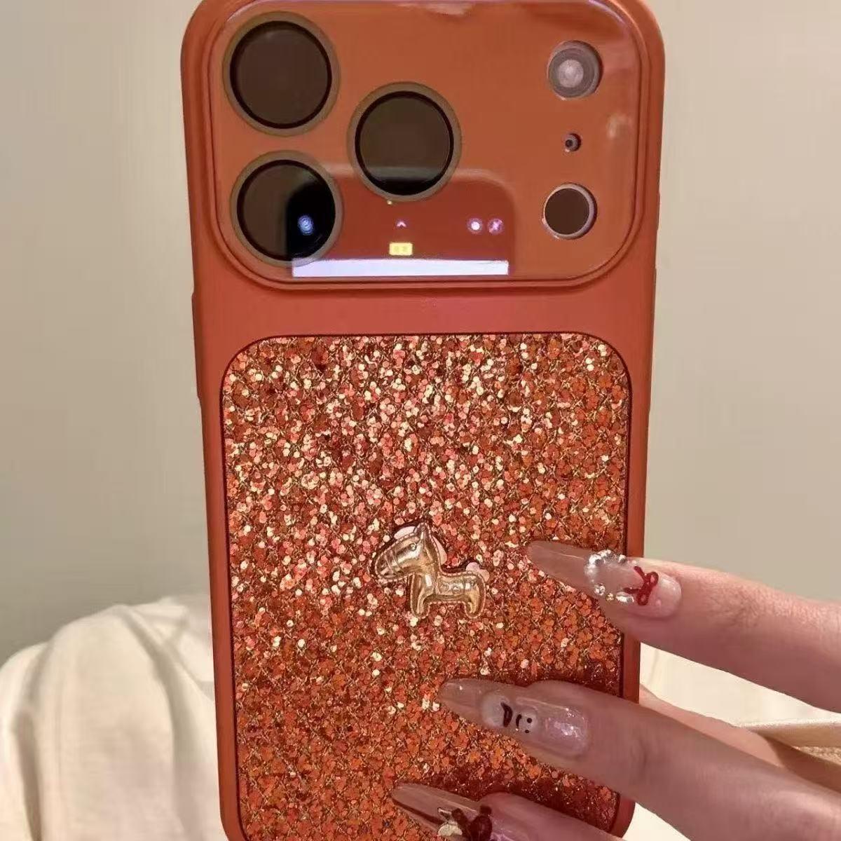 Rhinestone iPhone17ProMax/15 Case: Little Horse Design for iPhone13/15/16Pro. 13 Pro
Rhinestone iPhone17ProMax/15 Case: Little Horse Design for iPhone13/15/16Pro. 13 Pro