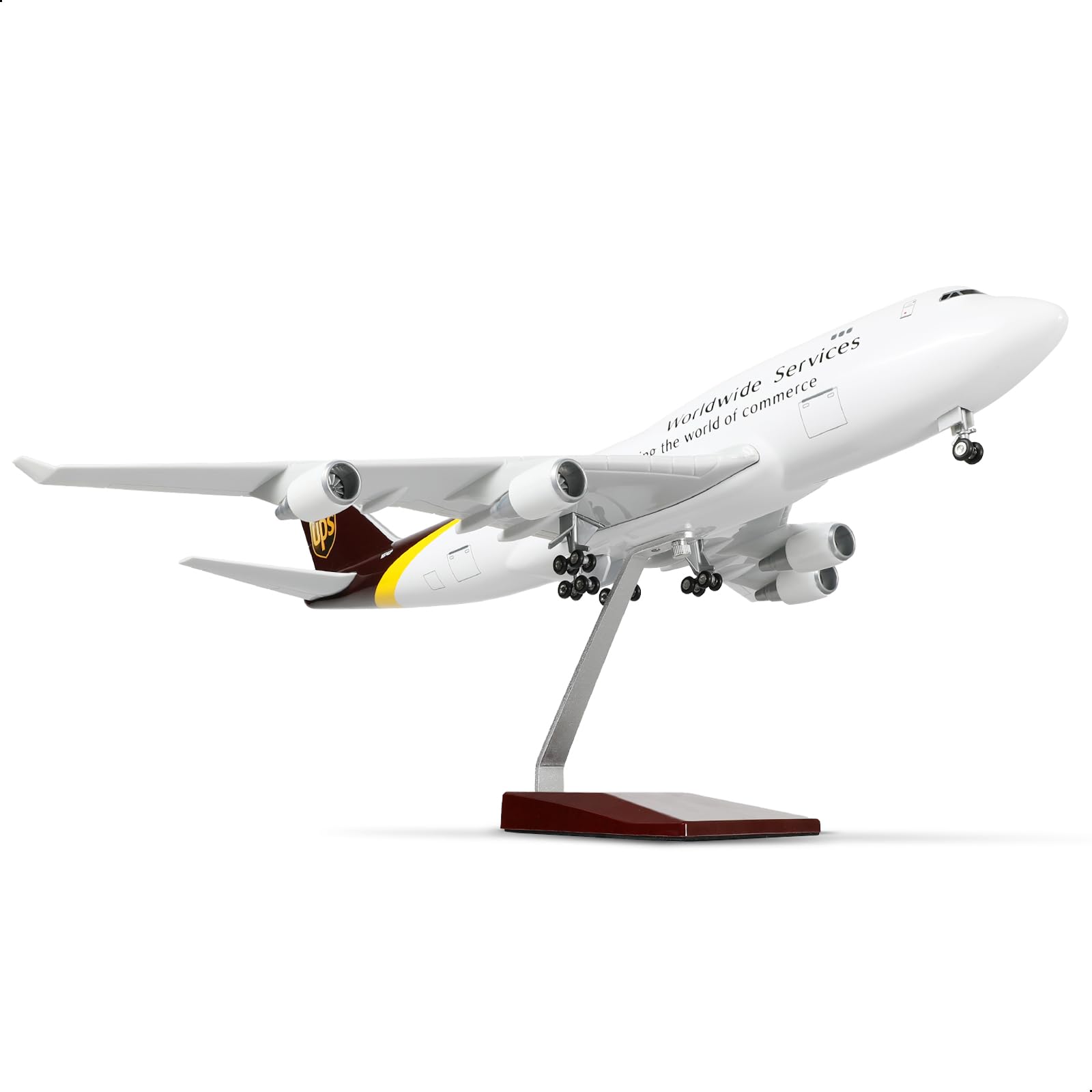 QIYUMOKE for UPS 747 Large Scale Airplane Model with Stand for Boeing Aircraft Model Kit for Adults Aviation Cargo Plane Gift or Airplane Collection
QIYUMOKE for UPS 747 Large Scale Airplane Model with Stand for Boeing Aircraft Model Kit for Adults Aviation Cargo Plane Gift or Airplane Collection