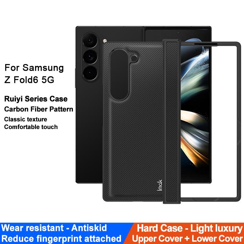 IMAK Ruiyi Series for Samsung Galaxy Z Fold6 5G Case Carbon Fiber Leather+PC Cover A
IMAK Ruiyi Series for Samsung Galaxy Z Fold6 5G Case Carbon Fiber Leather+PC Cover A