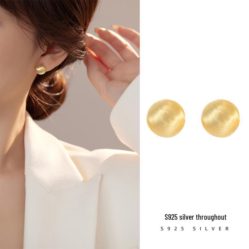 Banyan Tree S925 Silver Retro Frosted Ball Earrings for Women - Autumn/Winter Style 925 Silver золотой
Banyan Tree S925 Silver Retro Frosted Ball Earrings for Women - Autumn/Winter Style 925 Silver золотой