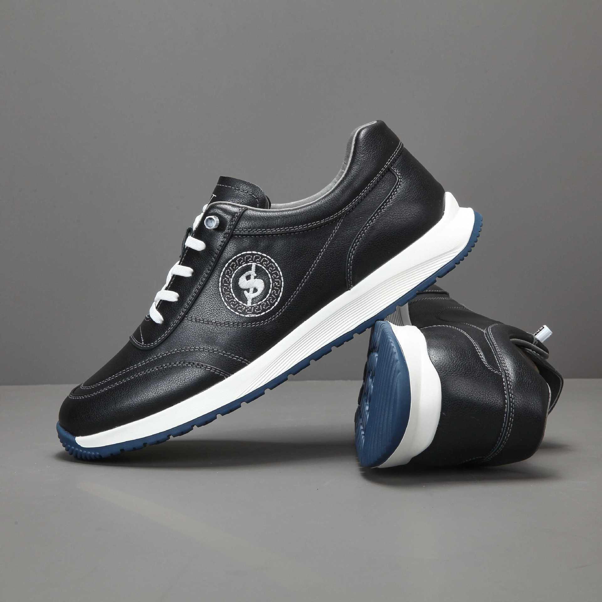 Європейські чоловічі повсякденні білі кросівки з натуральної коров ячої шкіри - Дихаючі, Нековзкі, Взуття для фітнесу на відкритому повітрі 42 чорний
Європейські чоловічі повсякденні білі кросівки з натуральної коров ячої шкіри - Дихаючі, Нековзкі, Взуття для фітнесу на відкритому повітрі 42 чорний