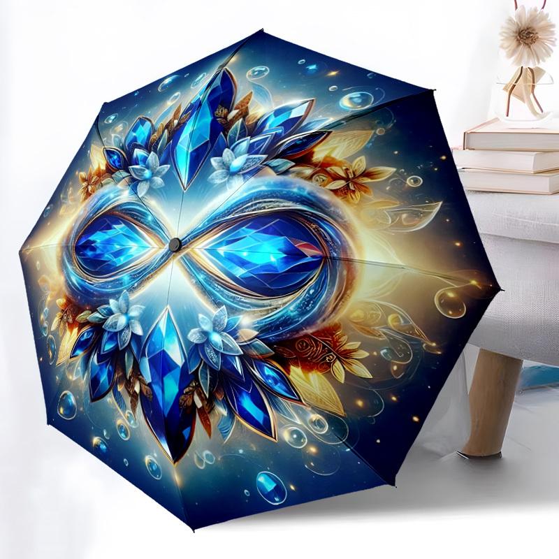 1pc Crystal Infinity Symbol Automatic Folding Umbrella Durable Iron Frame,All Seasons Home Travel Outdoor Multifunctional Umbrella yy251115099
1pc Crystal Infinity Symbol Automatic Folding Umbrella Durable Iron Frame,All Seasons Home Travel Outdoor Multifunctional Umbrella yy251115099