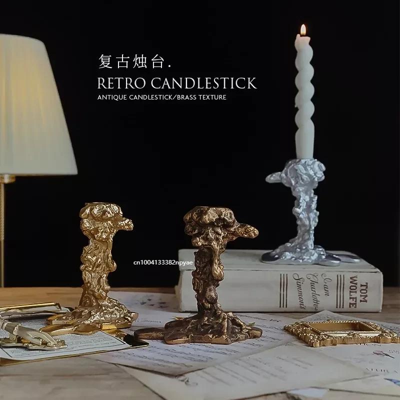 Candle Holders 13cm Gold Resin Candlesticks Holder for Shabbat Taper Candles for Home Dining Table Decor Home Decoration
Candle Holders 13cm Gold Resin Candlesticks Holder for Shabbat Taper Candles for Home Dining Table Decor Home Decoration