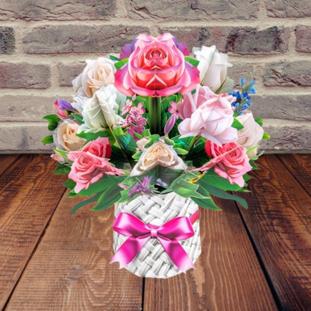 Foldable 3D Flowers Gift Card Blessing Message Card Flowers Bouquet Greeting Card Birthday Party Style 4
Foldable 3D Flowers Gift Card Blessing Message Card Flowers Bouquet Greeting Card Birthday Party Style 4