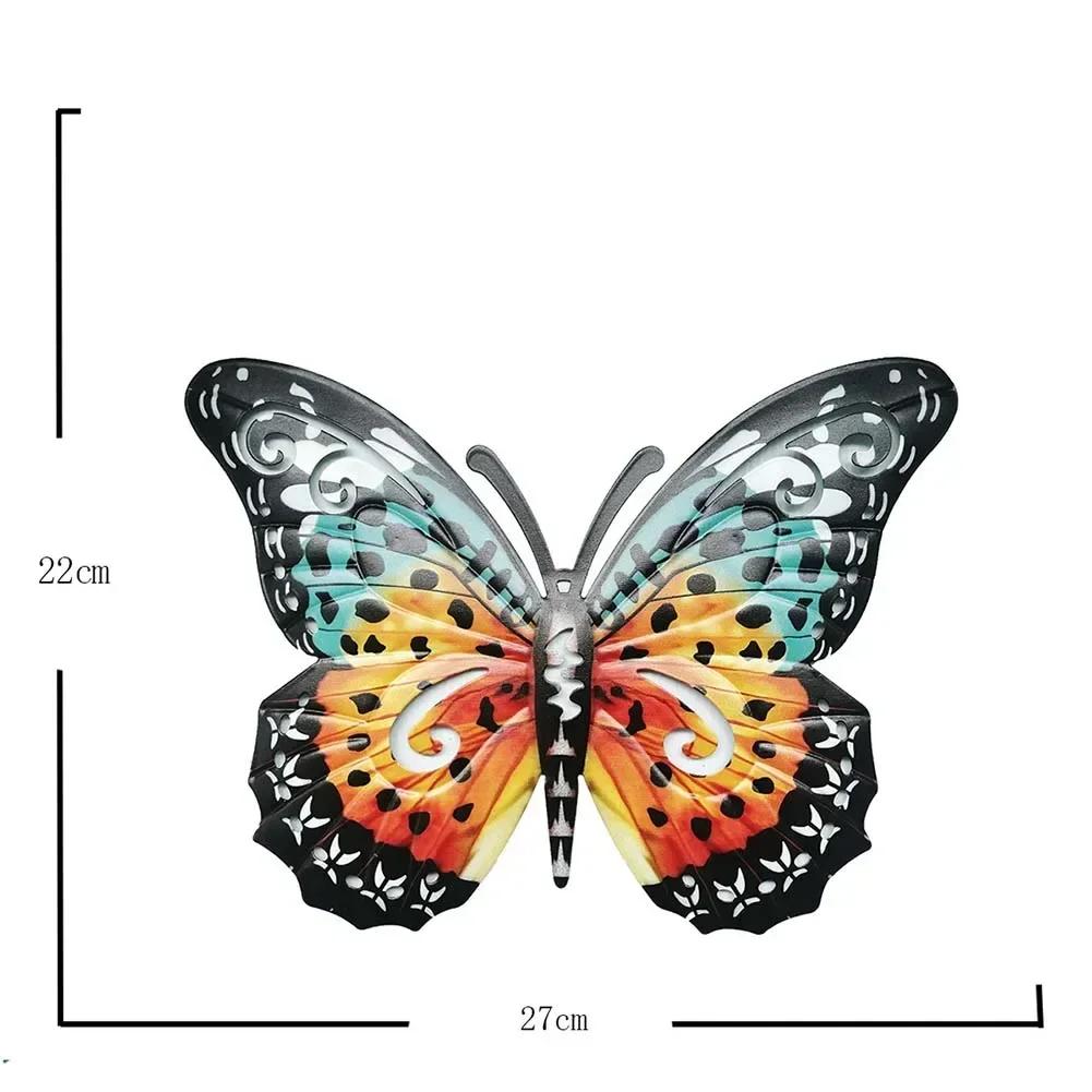 Metal Butterfly Figurine Wall Decor Art Sculpture Outdoor Hanging Ornament Indoor/Outdoor Fence Home Room Garden Decoration
Metal Butterfly Figurine Wall Decor Art Sculpture Outdoor Hanging Ornament Indoor/Outdoor Fence Home Room Garden Decoration
