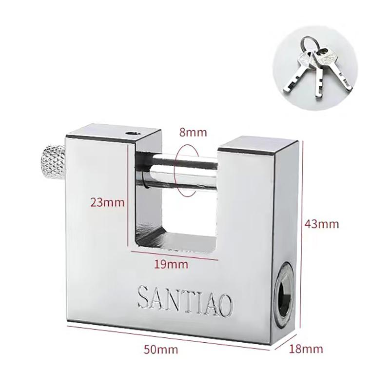 1Pcs Square Door Lock Top Security Heavy Duty Rectangle Type Iron Rectangular Padlock as the picture
1Pcs Square Door Lock Top Security Heavy Duty Rectangle Type Iron Rectangular Padlock as the picture