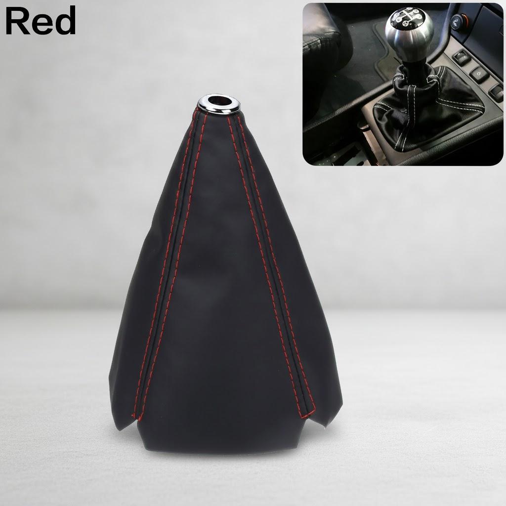 Universal Black Car Gear Shift Knob Boot with Red Black Stitch for MT/AT Interior Styling Accessories червоний
Universal Black Car Gear Shift Knob Boot with Red Black Stitch for MT/AT Interior Styling Accessories червоний