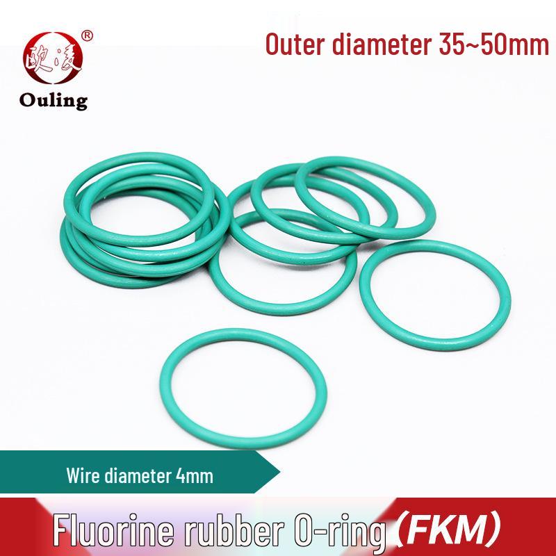 Green Fluororubber O-ring Seal: 35-50mm Outer Diameter, 4mm Width, Wear-Resistant 35*4mm (5pcs)
Green Fluororubber O-ring Seal: 35-50mm Outer Diameter, 4mm Width, Wear-Resistant 35*4mm (5pcs)