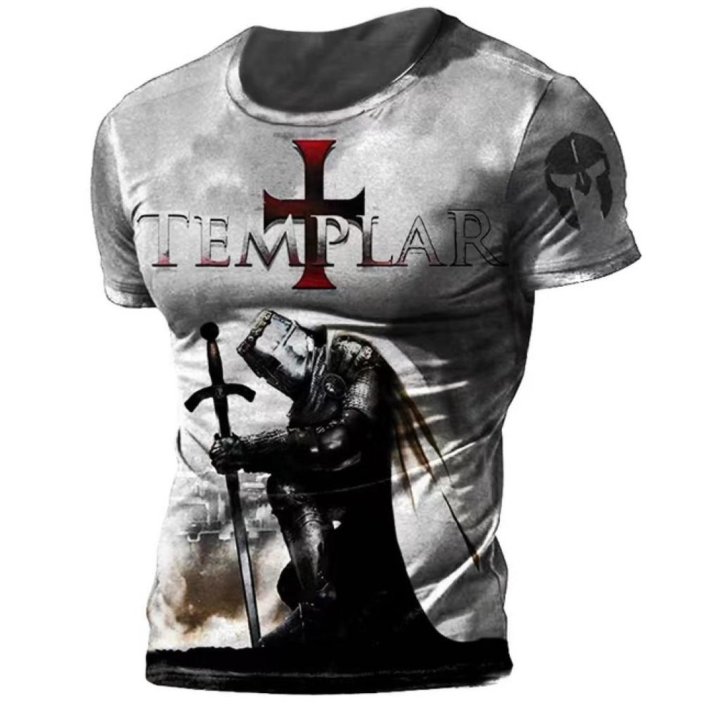 Модная футболка с 3D принтом Crusader Knights для мужчин, Европа и Америка, винтажная одежда Harajuku, повседневные топы с круглым вырезом и короткими рукавами M
Модная футболка с 3D принтом Crusader Knights для мужчин, Европа и Америка, винтажная одежда Harajuku, повседневные топы с круглым вырезом и короткими рукавами M