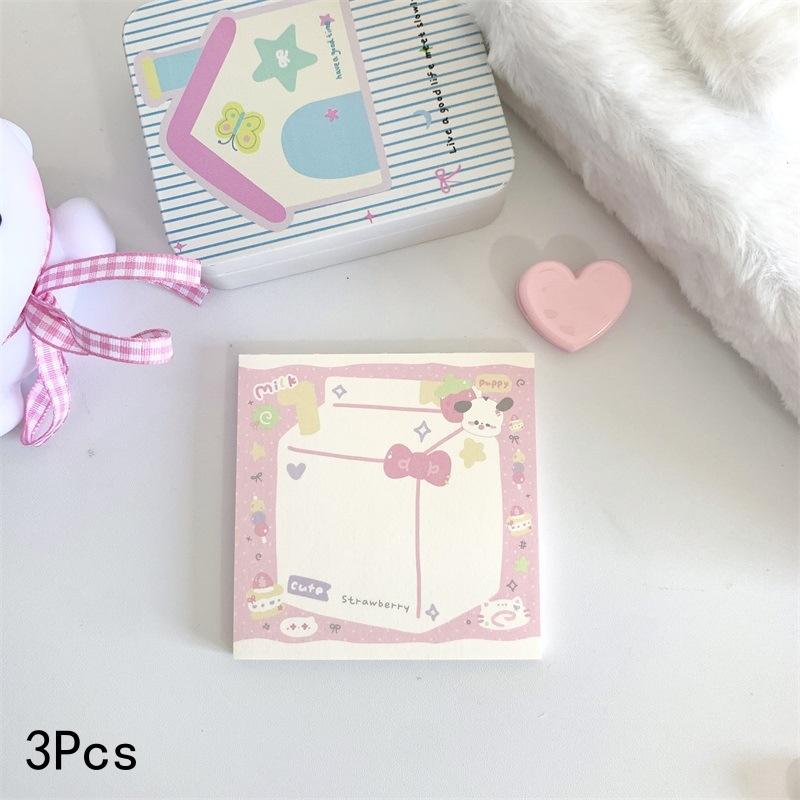 3Pcs Cute Kawaii Cartoon Puppy Non Stick Sticky Notebook Notepad Stationery Index Tab Check List To Do Planner Stationery
3Pcs Cute Kawaii Cartoon Puppy Non Stick Sticky Notebook Notepad Stationery Index Tab Check List To Do Planner Stationery