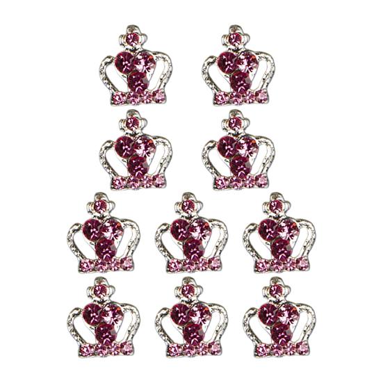 10 шт. 3D-корона с блестками и стразами для дизайна ногтей, украшения для маникюра «сделай сам», инструмент
10 шт. 3D-корона с блестками и стразами для дизайна ногтей, украшения для маникюра «сделай сам», инструмент